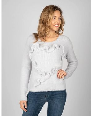 Trussardi Pull 56M00143 0F000206 - Blanc