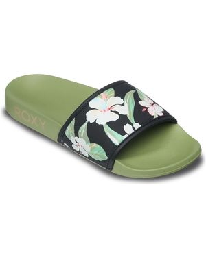 Roxy Claquettes Slippy Iv - Vert