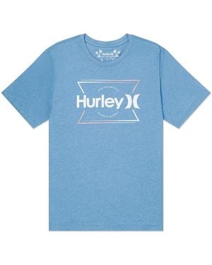 Hurley T-shirt MTS0039360-H4056 - Bleu