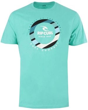 Rip Curl Polo _M_STRIPE CIRCLE TEE - Bleu