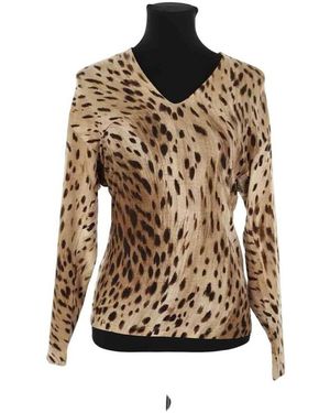 Max Mara Blouses Top en laine marron