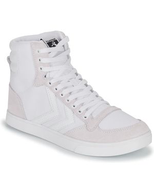 Hummel Sneakers Alte Slimmer Stadil Tonal High - Bianco
