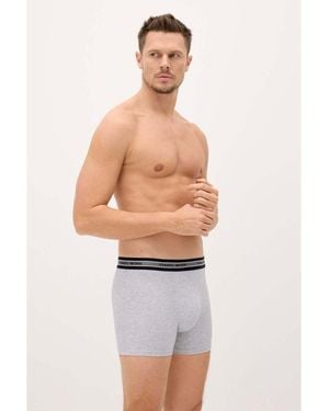 Ysabel Mora Caleçons Lot de 3 boxers basiques unis - Blanc