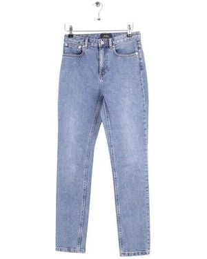 A.P.C. Jeans Jean Slim High - Bleu