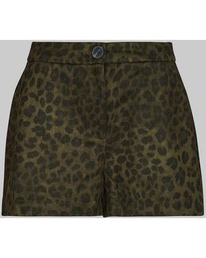 ONLY Shorts Onlmoon Aop Fauxsuede - Verde