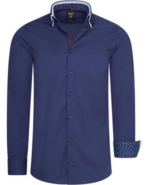 Rusty Neal Chemise Overhemd Regular Fit - Bleu