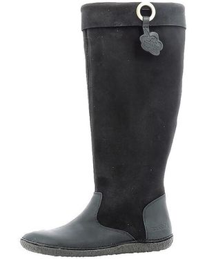 Kickers Bottes plates Hohigh Botte Tendance - Noir
