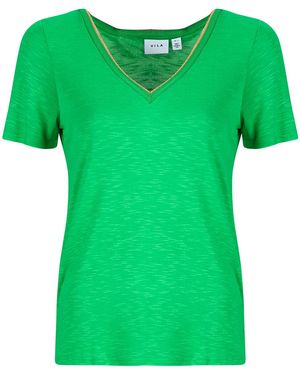 Vila T-Shirt Vinoel - Verde