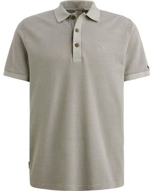 Cast Iron Pull Knitted Polo Greige - Gris