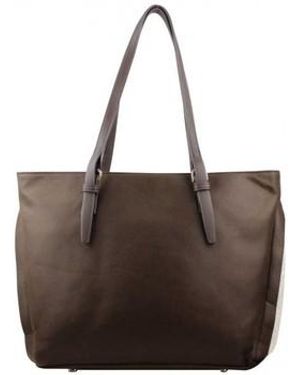Fuchsia Cabas Sac cabas Efix fourrure effet mouton marron