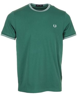 Fred Perry T-shirt Twin Tipped T-Shirt - Vert