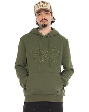 Von Dutch Sweat-Shirt Sweat À Capuche En Molleton Avec Broderie Ruben - Vert