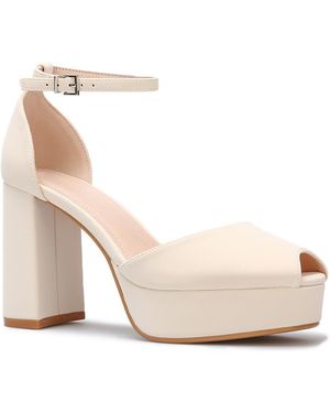 La Modeuse Chaussures escarpins 65826_P152616 - Blanc