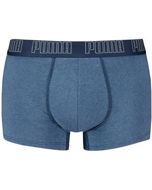 PUMA Caleçons Caleçon Everyday Trunks 2P - Bleu