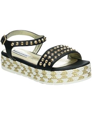 Francescomilano Sandales compensées 87285 - Métallisé
