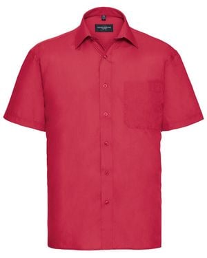 Russell Collection Chemise Classic - Rouge