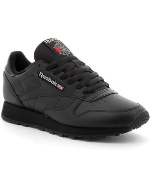 Reebok Baskets Basket à lacet pour adulte CLASSIC LEATHER - Noir