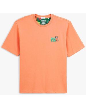 Serge Blanco T-Shirt Funky Animals - Orange