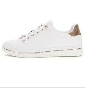 Guess Baskets Fltsts Ele12 Stasey4 - Blanc