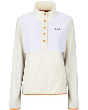Helly Hansen Fleece Jack Daybreaker Snap Pullover - Wit
