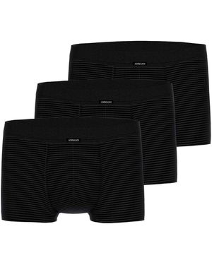 Ammann Caleçons Caleçon Paquet de 3 Jeans Retro Short 3P - Noir