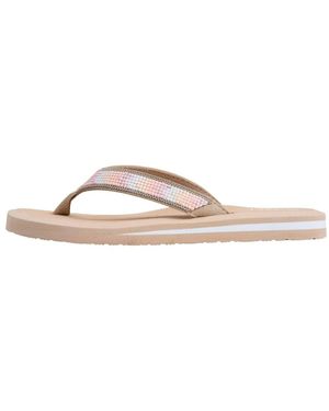 Isotoner Tongs Tongs Ref 68400 AAE Beige - Rose