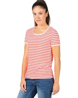 Timezone T-shirt T-shirt rayé basique pour s - Rouge