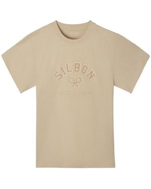 Silbon T-Shirt Korte Mouw 133725 Arena - Naturel