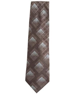 Emporio Armani Costumes et cravates Cravate en soie marron