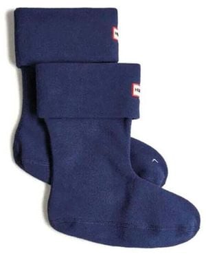 HUNTER Chaussettes Calzino Short Boot Sock - Bleu