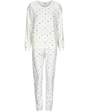 Petit Bateau Ensembles de pyjama PYJAMA - Blanc