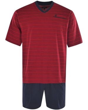 Hajo Ensembles de pyjama Pyjama - Rouge