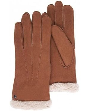 Isotoner Gants Cuir collection - Marron