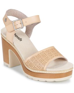 Refresh Flache Sandalen 172781 - Mettallic