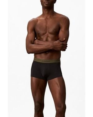 Calvin Klein Boxers Lv00Nb4409 Low Rise Trunk 3Pk - Marron