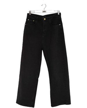 Tara Jarmon Jeans Jean droit en coton - Noir