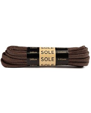 Sole Lacets 140Cm Chunky Wax Lacets - Marron