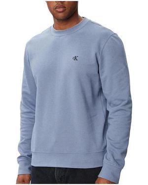 Calvin Klein Sweat-Shirt Terry 1 - Bleu