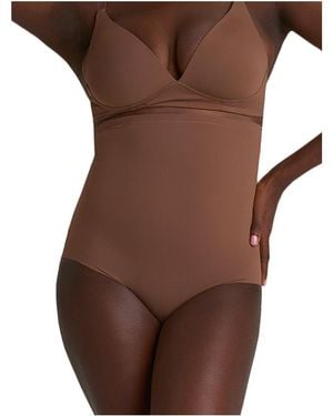 Bye Bra Produits gainants Slip sculptant taille ultra haute Sculpting - Marron