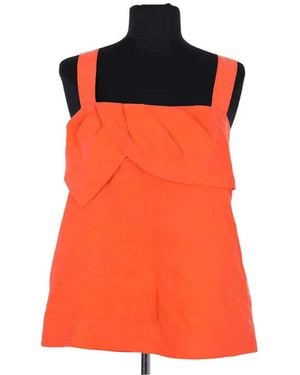 Diane von Furstenberg Blouses Top Sans Manche - Orange