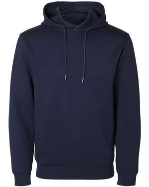 SELECTED Sweat-shirt 16094482 MANUEL-SKY CAPTAIN - Bleu