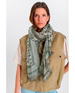 Dogg Echarpe Foulard Le Temps Des Cerises Mono Army - Marron
