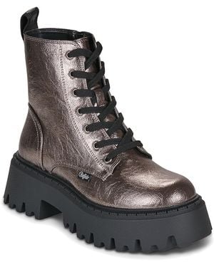 Buffalo Damenstiefel Aspen Lace Up Mid - Schwarz