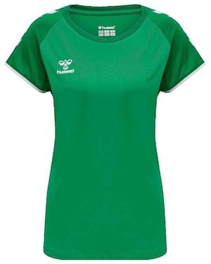 Hummel T-shirt T-shirt Core Volley Stretch - Vert