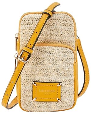 Lollipops Pochette Pochette Telephone Ref I287241 Jaune 19*11*3.5 cm - Métallisé