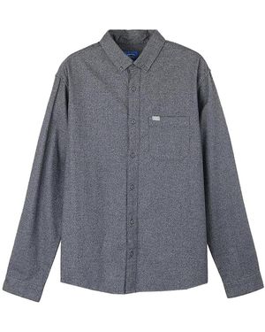 Oxbow Chemise Chemise m.longues flanelle hilltop - Gris