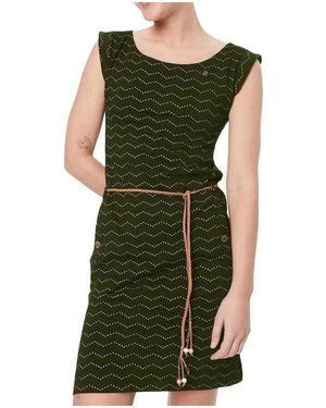 Ragwear Robe courte Zig Zag - Vert