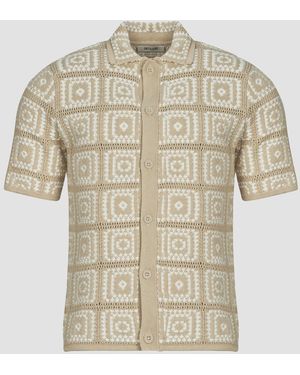 Only & Sons Overhemd Korte Mouw Onsbart - Naturel