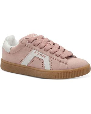 S.oliver Baskets Basses Laceup Trainers - Rose