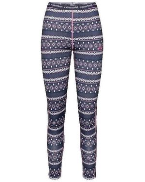 Kari Traa Collants Legging Lune Thermoactif - Bleu